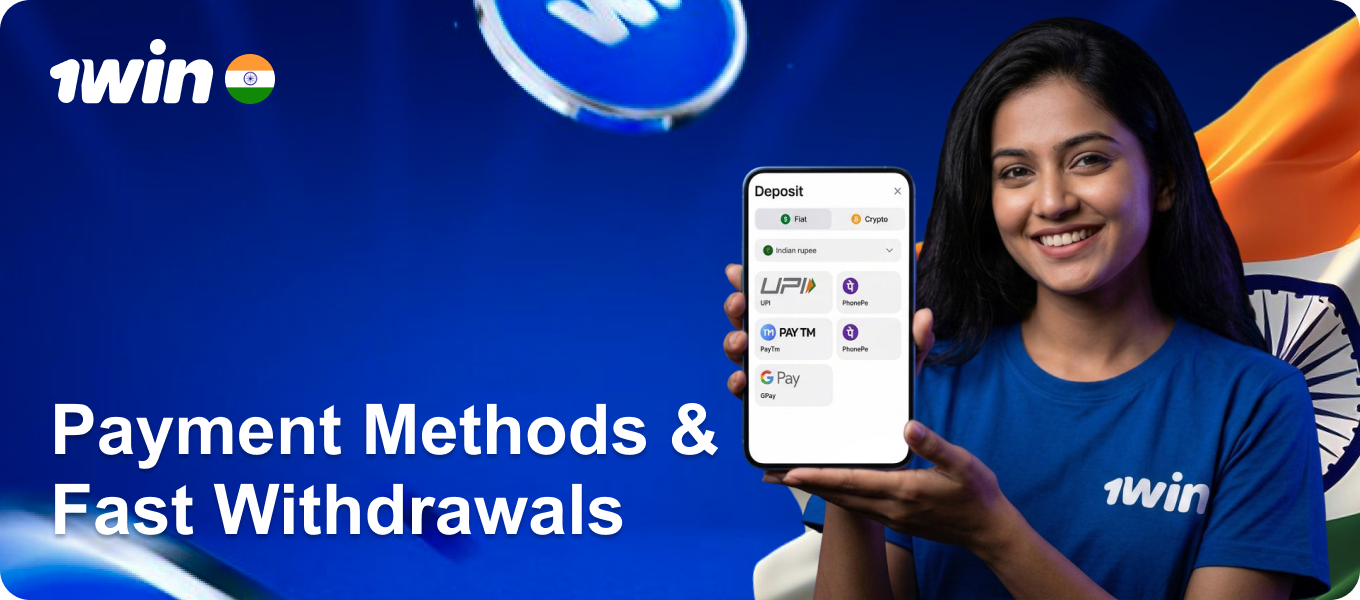 1Win India Deposit - Payment Methods and Fast Withdrawals